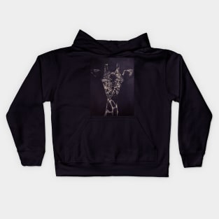 Black Giraffe Kids Hoodie